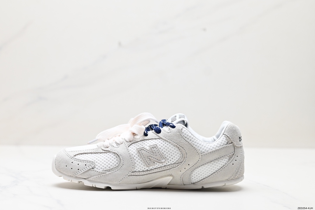 260 缪缪MiuMiu x NB新百伦New Balance 530 SL系列低帮经典复古休闲运动慢跑鞋“联名翻毛卡其鞋带”