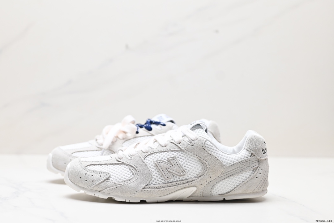 260 缪缪MiuMiu x NB新百伦New Balance 530 SL系列低帮经典复古休闲运动慢跑鞋“联名翻毛卡其鞋带”