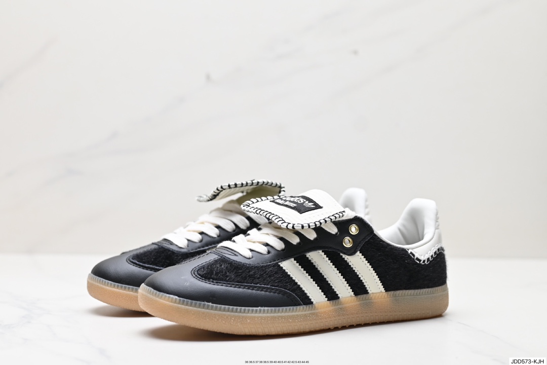 120 阿迪达斯AdidasOriginals Wb Pony Tonal Samba 桑巴舞系板鞋 IE0580