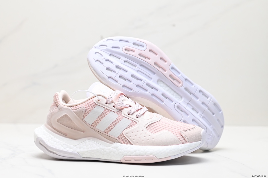 160 全新阿迪AD三叶草 Originals 2020 Day Jogger Boost 慢跑者系列高弹复古休闲运动跑鞋 FW0239