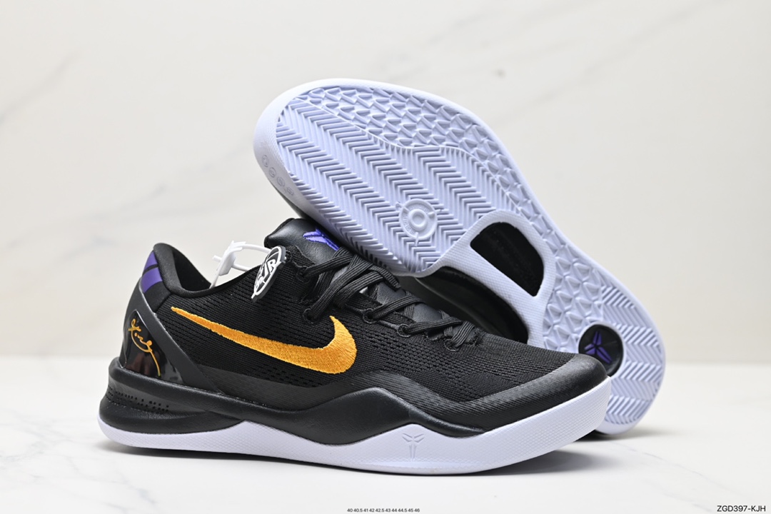 290 致敬Kobi 情怀满满 纯原版本 NIKE KOBE 8 SYSTEM 科比八代  FV6325-008