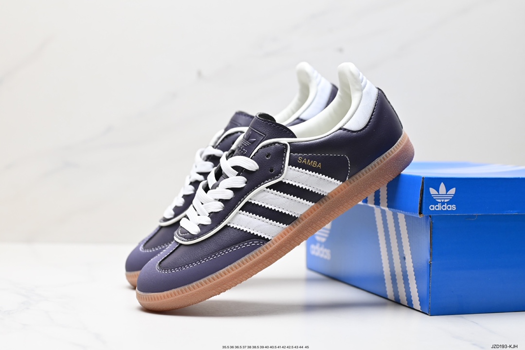 140 阿迪达斯Adidas originals Gazelle Indoor ”紫色“  IG6836