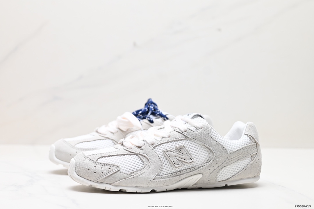 240 缪缪MiuMiu x NB新百伦New Balance 530 SL系列低帮慢跑鞋“联名翻毛卡其鞋带”5E165E_Z5O_F0401_F_D005