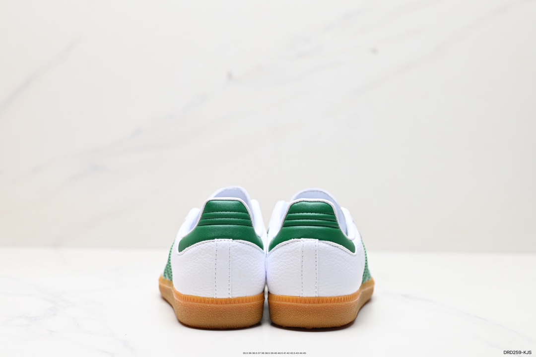 110 阿迪达斯三叶草Adidas Originals Samba Vegan OG桑巴舞板鞋 IE3437