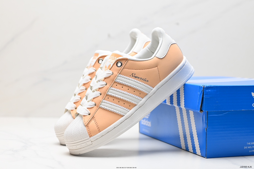 130 阿迪达斯Adidas三叶草 Originals Superstar Pride RM贝壳头板鞋 IE3039