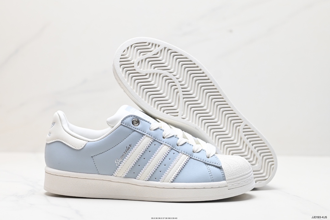 130 阿迪达斯Adidas三叶草 Originals Superstar Pride RM贝壳头板鞋 IE3039