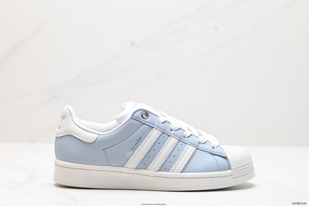 130 阿迪达斯Adidas三叶草 Originals Superstar Pride RM贝壳头板鞋 IE3039