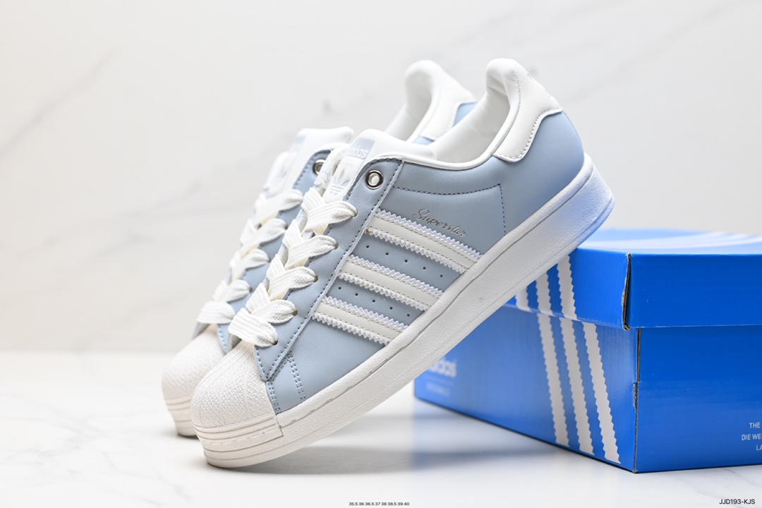 130 阿迪达斯Adidas三叶草 Originals Superstar Pride RM贝壳头板鞋 IE3039