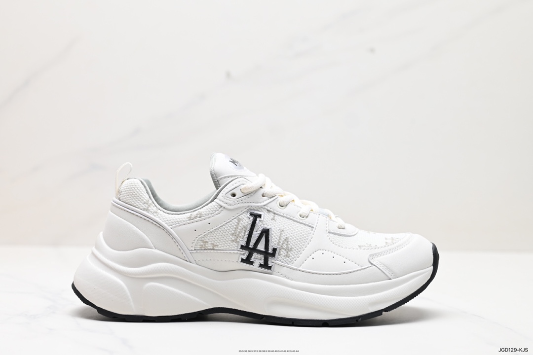 MLB AAAAA+
 Shoes Sneakers Black White Printing Low Tops