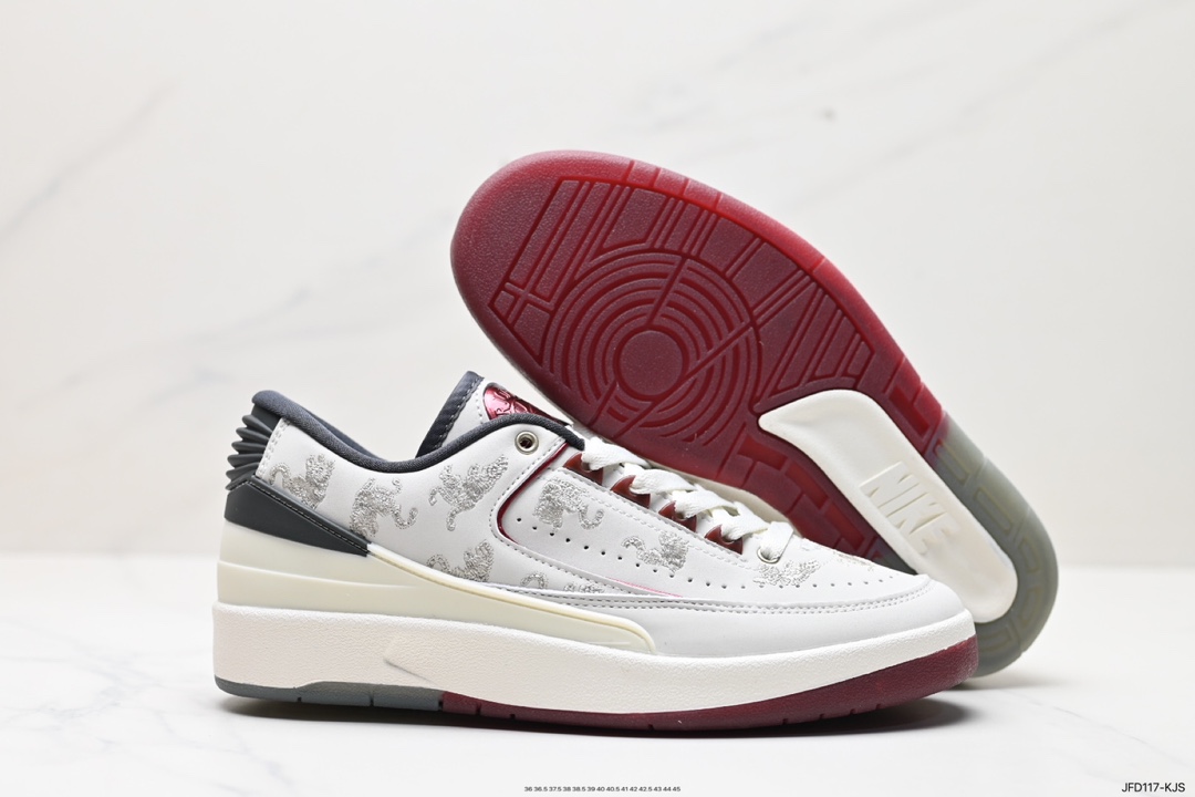 170 shelflife x Jordan Air Jordan 2 retro low潮流复古篮球鞋 FJ3468-300