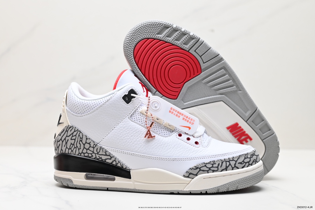 270 Air Jordan 3 Retro ”Hide and Sneak“ 白灰棕  DN3707-100