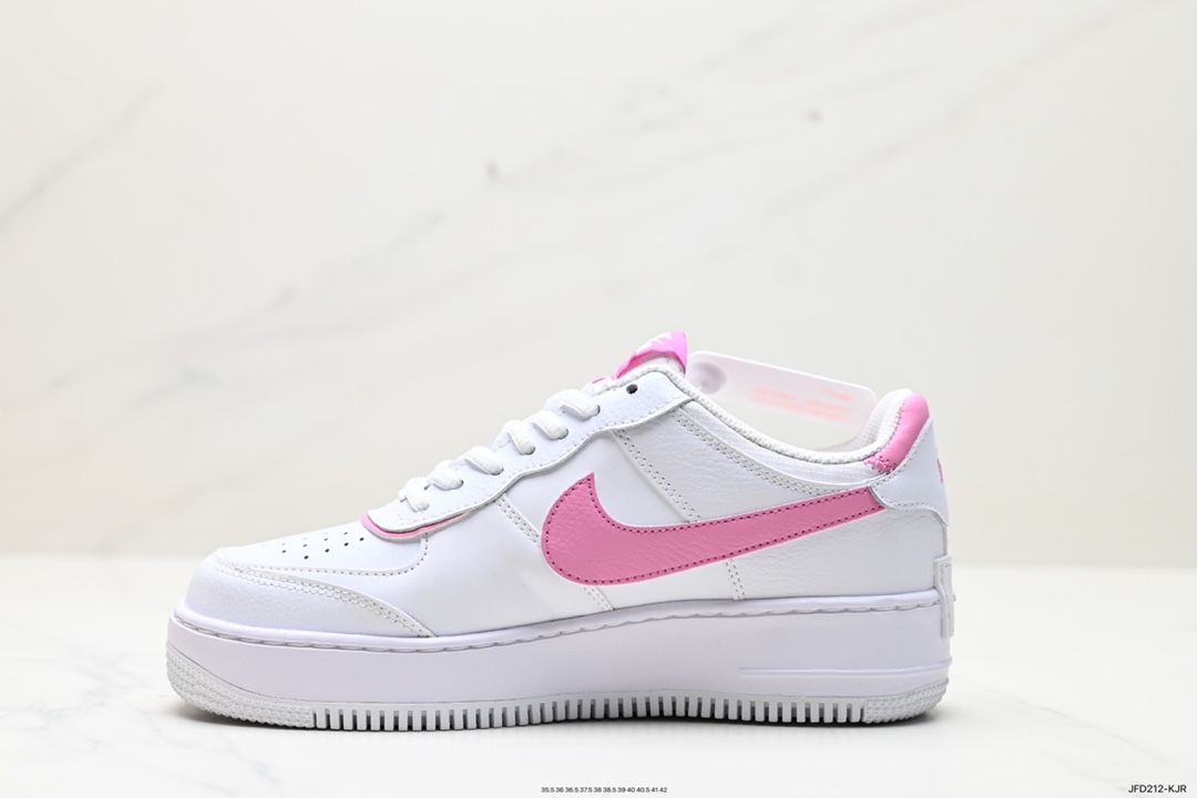 170 Nike WMNS Air Force 1 Shadow 马卡龙军空一号轻增量高低帮搭百板鞋 CI0919-102