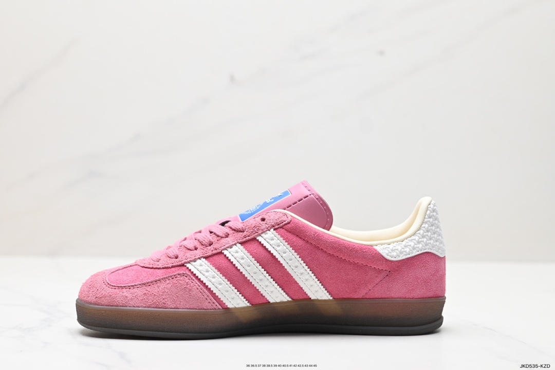 160 阿迪达斯Adidas Originals Gazelle Indoor 三叶草复古防滑耐磨低帮板鞋 HQ8717