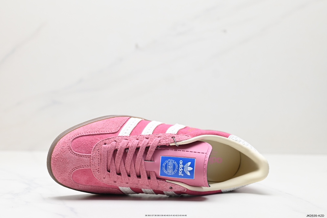 160 阿迪达斯Adidas Originals Gazelle Indoor 三叶草复古防滑耐磨低帮板鞋 HQ8717