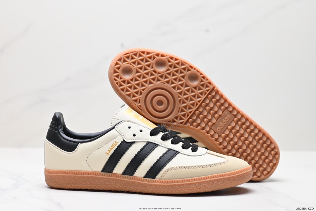 150 阿迪达斯三叶草Adidas Originals Samba Vegan OG”SPD“桑巴舞板鞋 ID0478