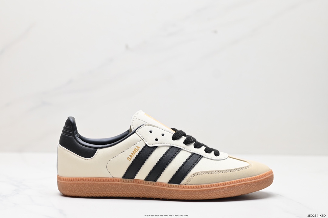 150 阿迪达斯三叶草Adidas Originals Samba Vegan OG”SPD“桑巴舞板鞋 ID0478