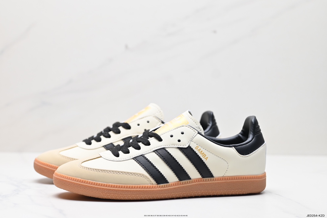 150 阿迪达斯三叶草Adidas Originals Samba Vegan OG”SPD“桑巴舞板鞋 ID0478