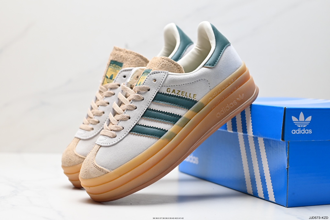 130 Ad Originals Gazelle Bold 三叶草厚底休闲防滑耐磨低帮板鞋  ID7056