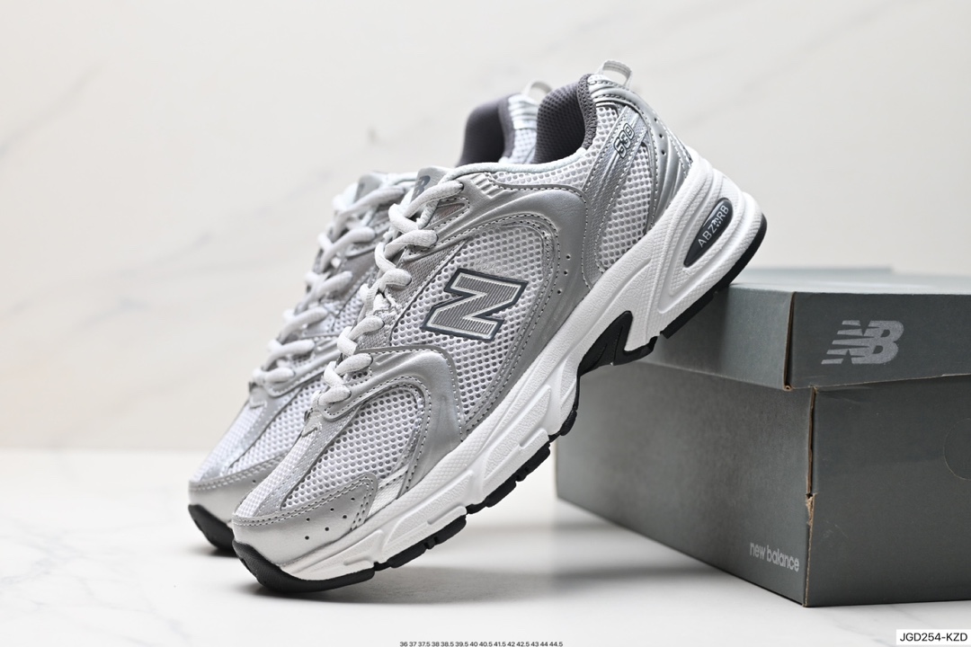 180 New Balance MR530系列复古老爹风网布跑步休闲运动鞋 MR530LG