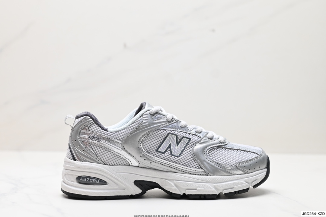 180 New Balance MR530系列复古老爹风网布跑步休闲运动鞋 MR530LG