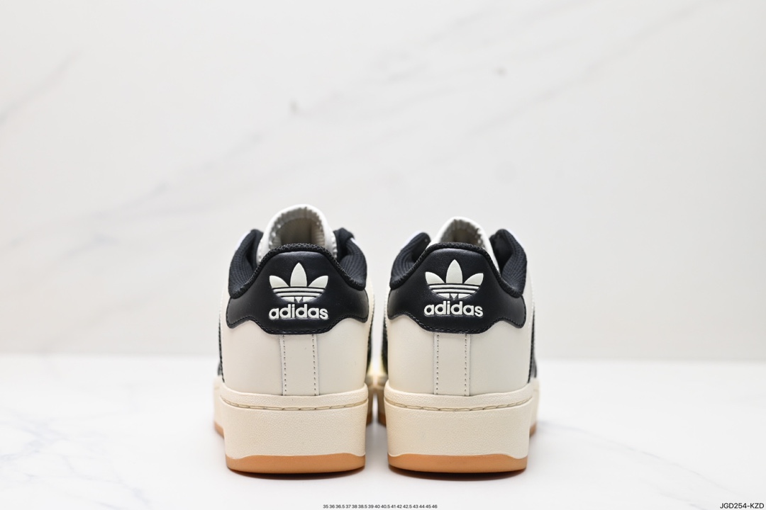 180 Adidas Originals Superstar XLG 贝壳头厚底休闲板鞋  ID5698