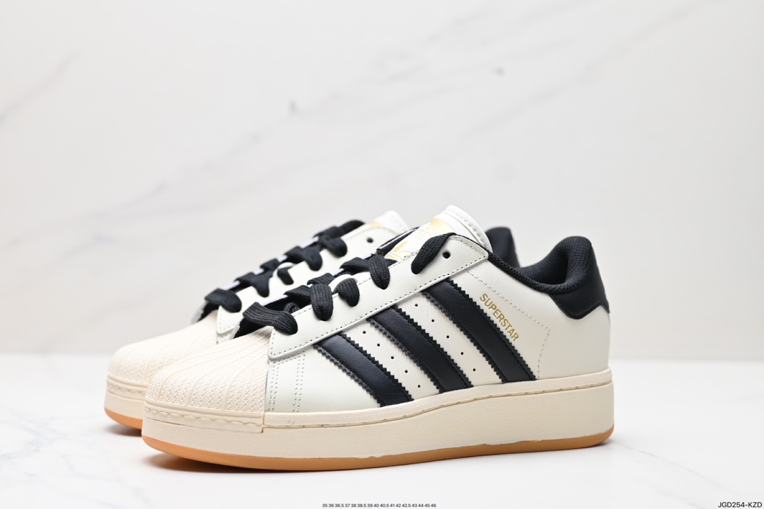 180 Adidas Originals Superstar XLG 贝壳头厚底休闲板鞋  ID5698