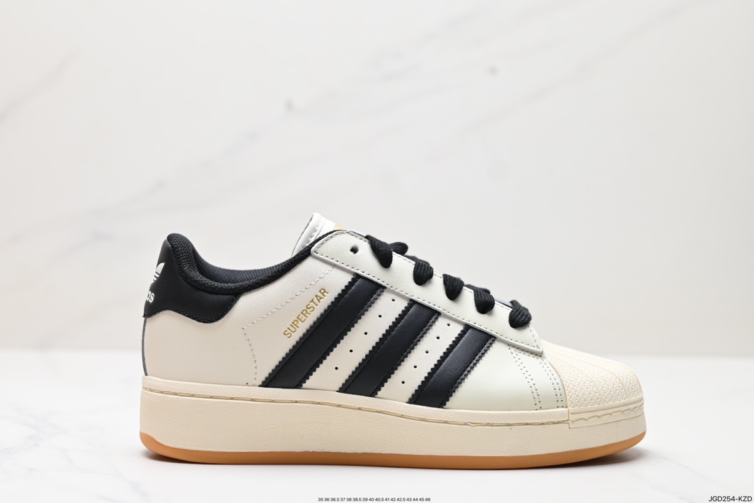 180 Adidas Originals Superstar XLG 贝壳头厚底休闲板鞋  ID5698