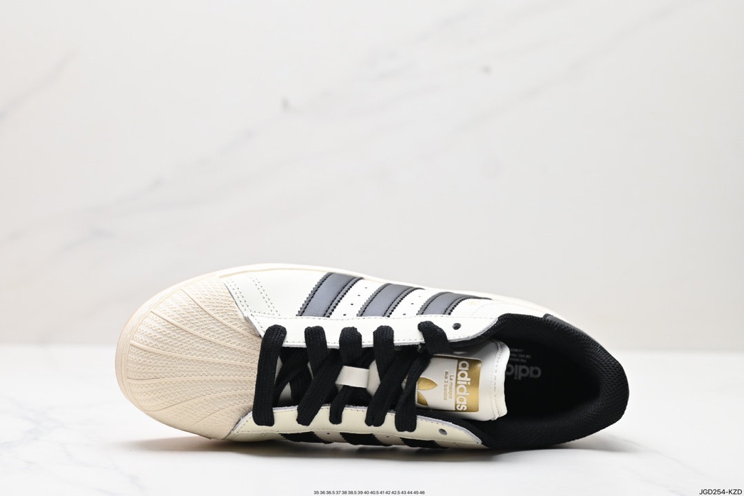 180 Adidas Originals Superstar XLG 贝壳头厚底休闲板鞋  ID5698