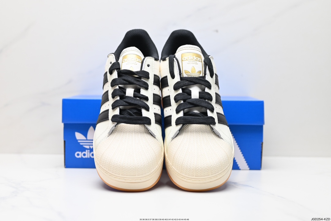 180 Adidas Originals Superstar XLG 贝壳头厚底休闲板鞋  ID5698