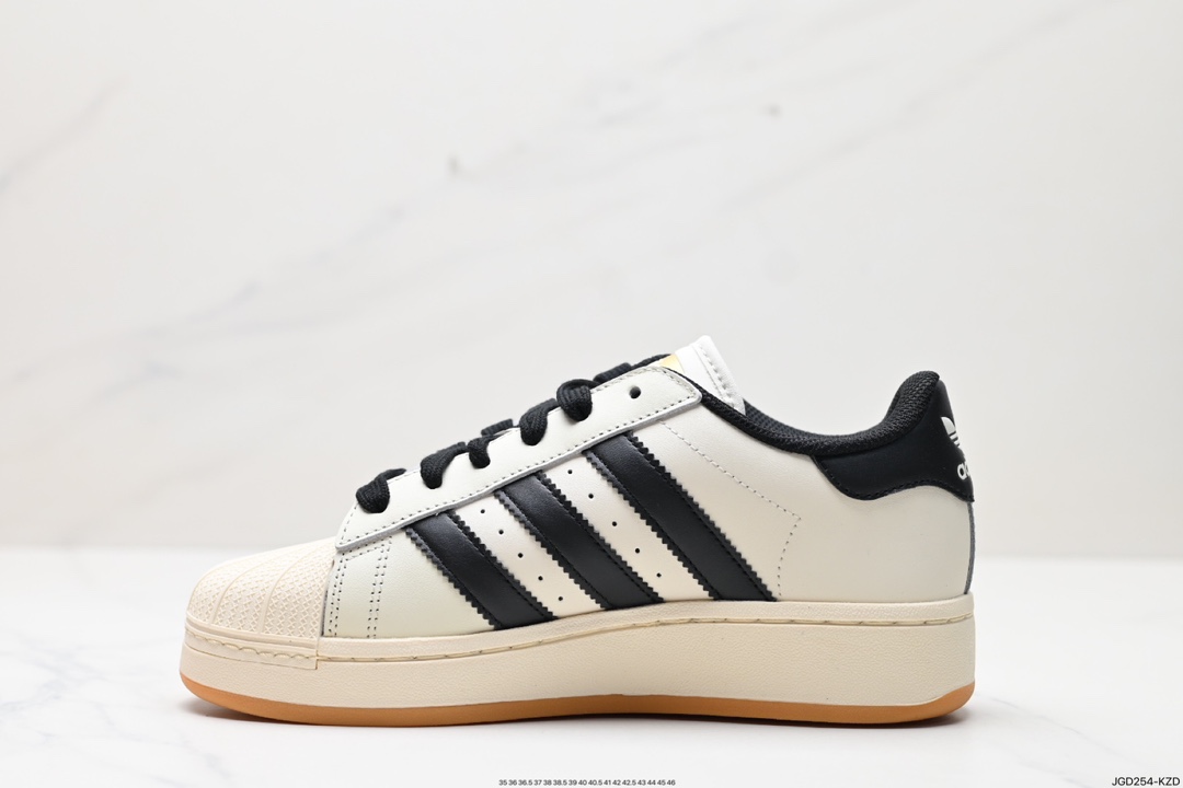 180 Adidas Originals Superstar XLG 贝壳头厚底休闲板鞋  ID5698