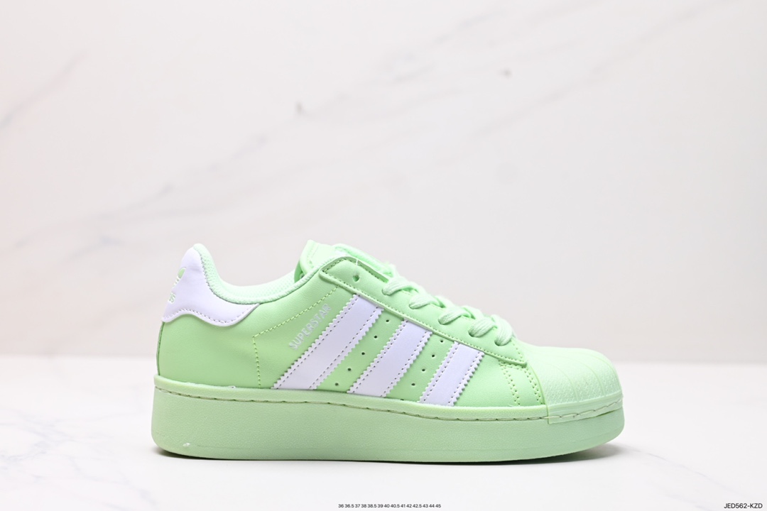 150 Adidas Originals Superstar XLG 贝壳头厚底休闲板鞋 IG2972