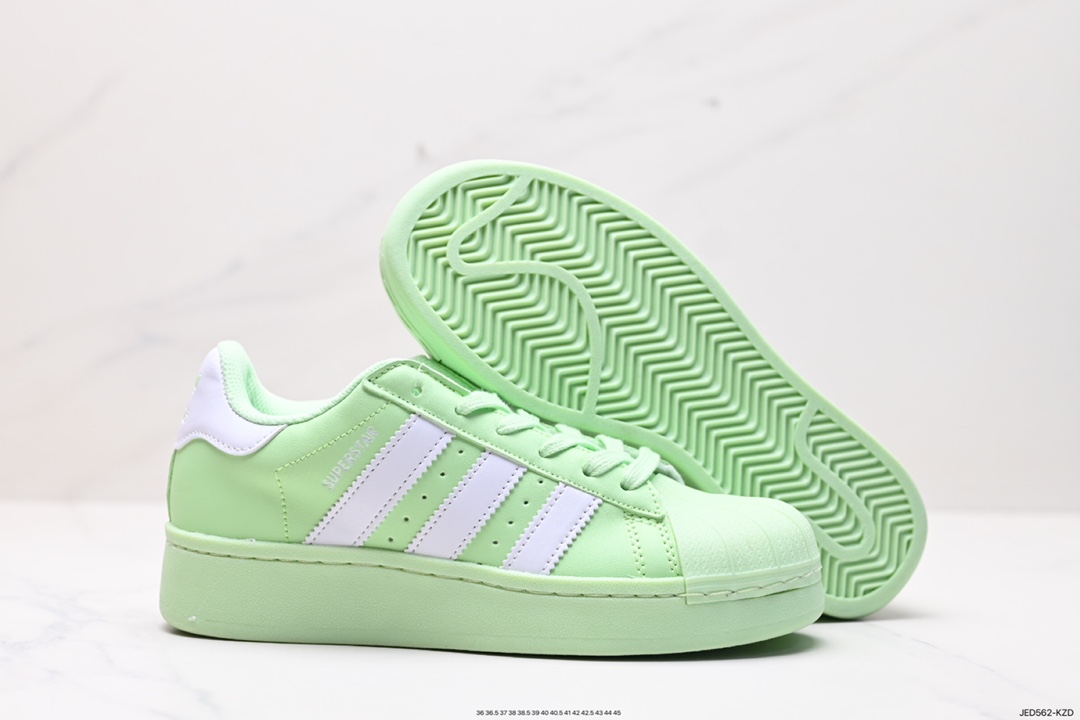 150 Adidas Originals Superstar XLG 贝壳头厚底休闲板鞋 IG2972