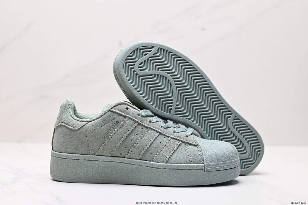 150 Adidas Originals Superstar XLG 贝壳头厚底休闲板鞋 IG2972