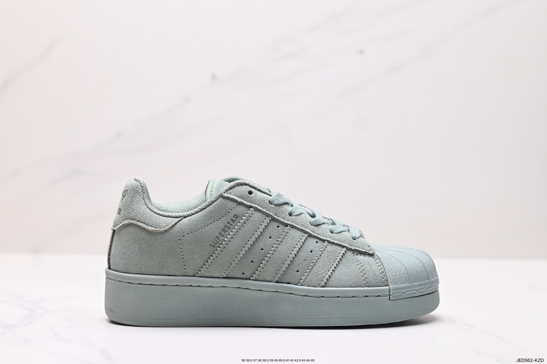 150 Adidas Originals Superstar XLG 贝壳头厚底休闲板鞋 IG2972