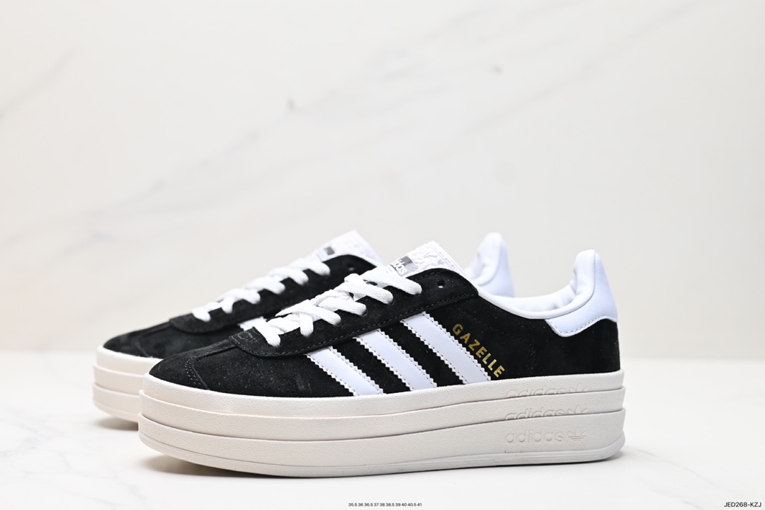 150 Adidas Originals Gazelle Bold W 羚羊松糕系列低帮板鞋  HQ6912