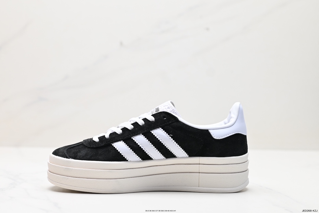 150 Adidas Originals Gazelle Bold W 羚羊松糕系列低帮板鞋  HQ6912