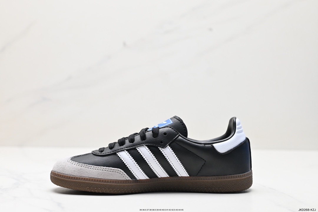 160 阿迪达斯三叶草Adidas Originals Samba Vegan OG”SPD”桑巴舞板鞋 B75806