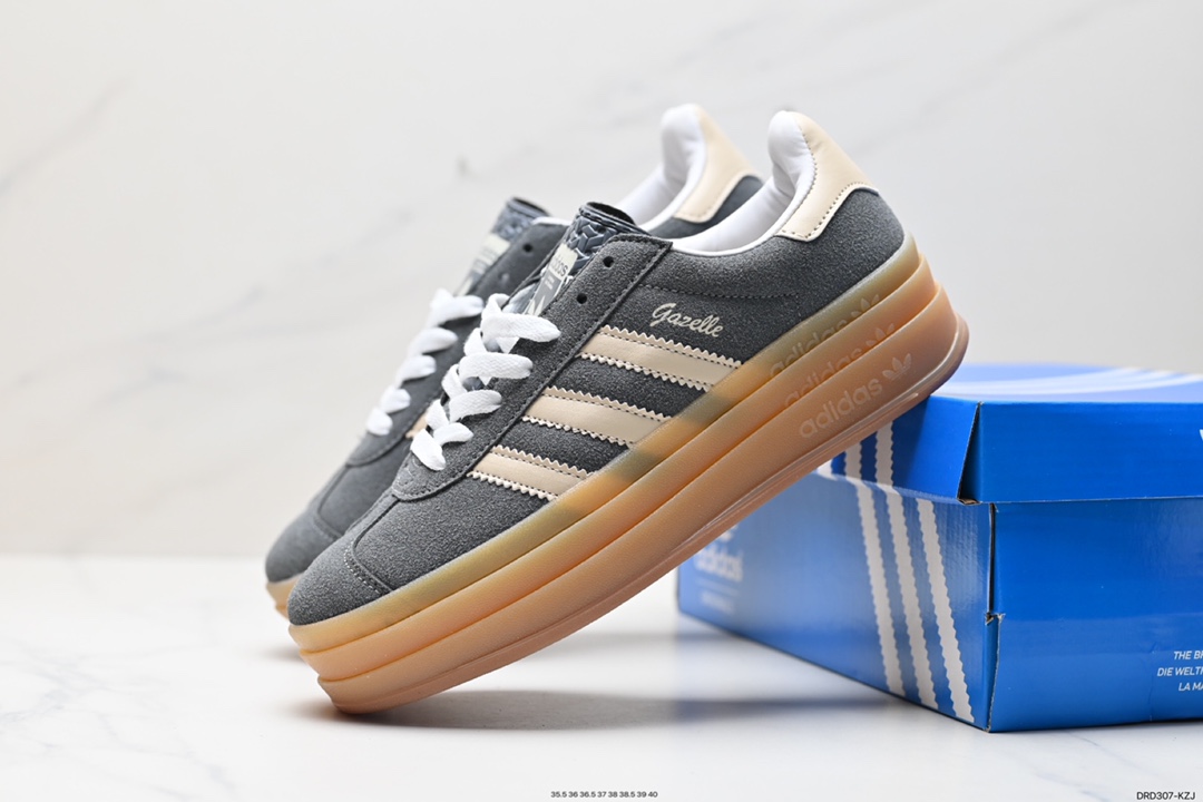 110 阿迪达斯Adidas Gazelle Bold w 低帮复古百搭休闲运动板鞋 HO6125