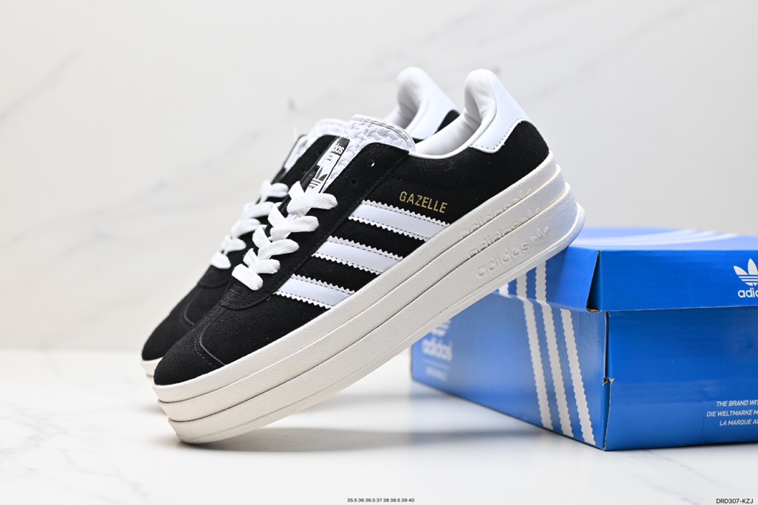 110 阿迪达斯Adidas Gazelle Bold w 低帮复古百搭休闲运动板鞋 HO6125