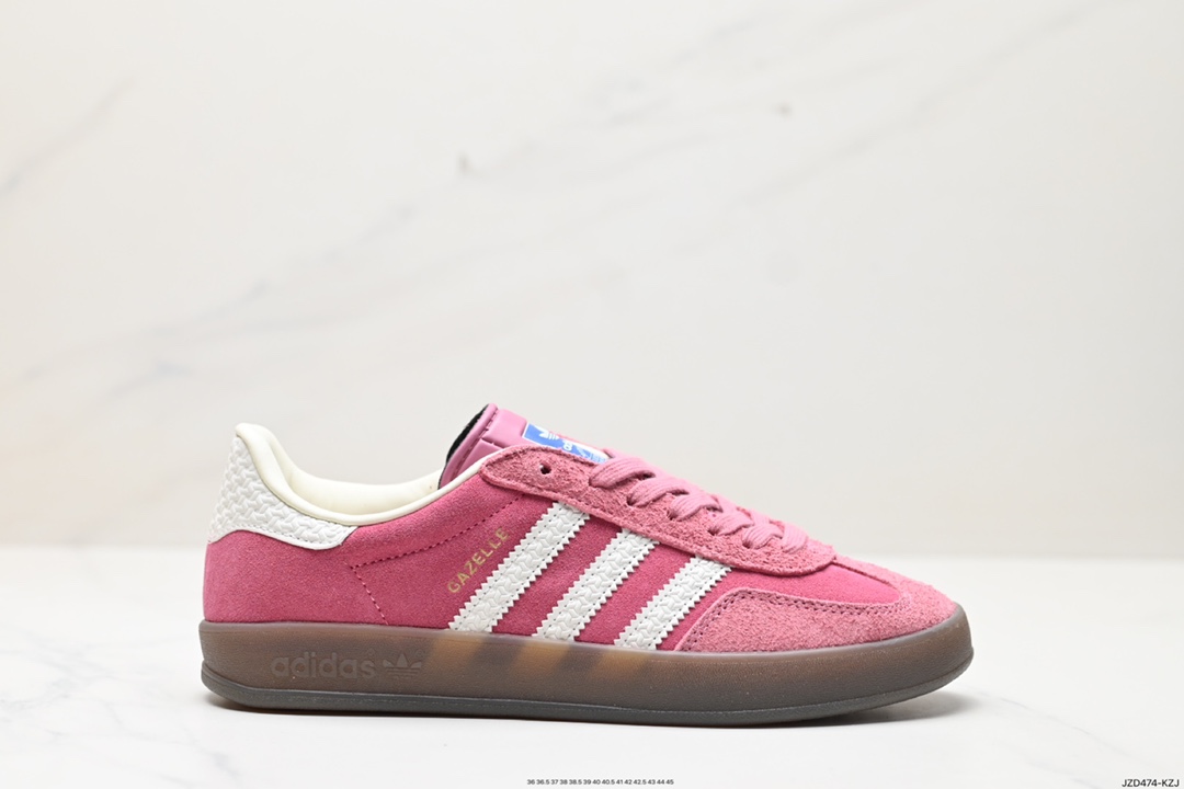 Adidas Originals Gazelle Indoor Trefoil Retro Anti-slip Wear-resistant Low-top Sneakers HQ8717