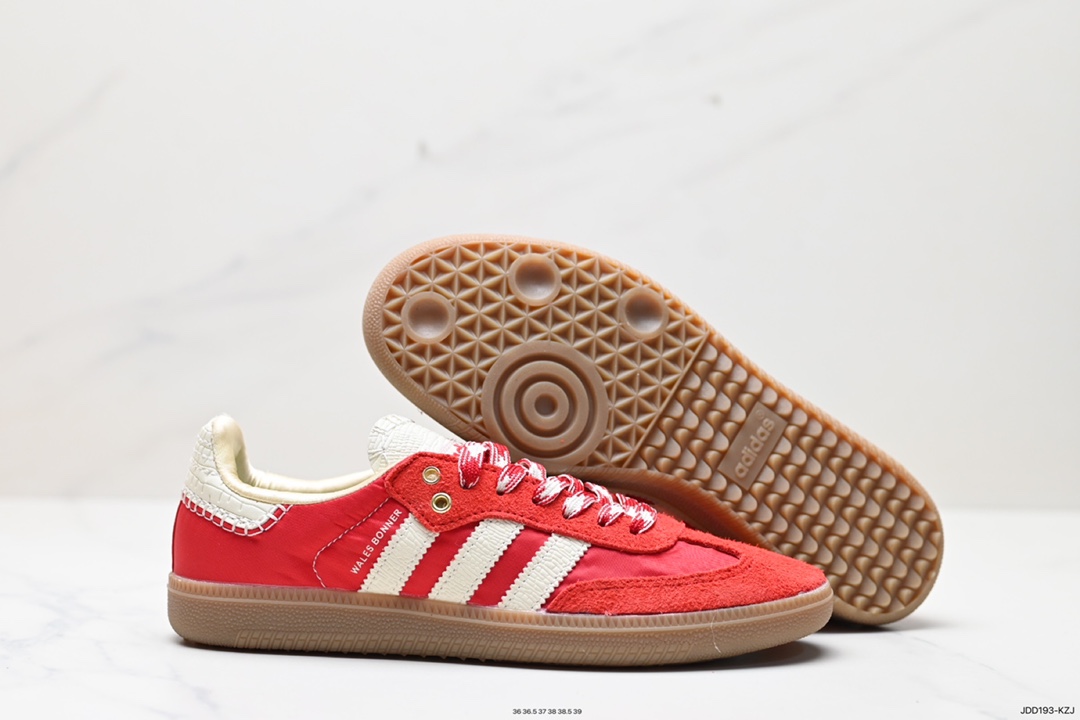 120 阿迪达斯Wales Bonner x A Didas Originals Samba 桑巴舞板鞋 GY4344