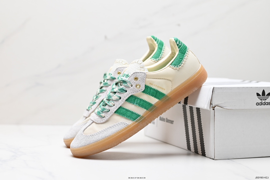 120 阿迪达斯Wales Bonner x A Didas Originals Samba 桑巴舞板鞋 GY4344