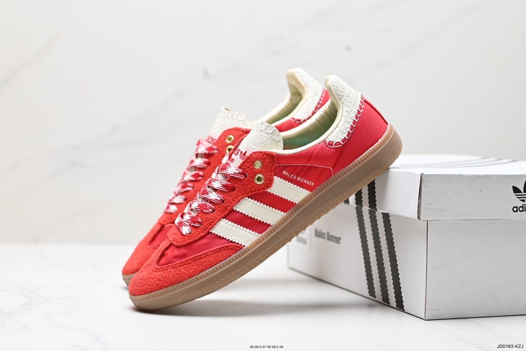 120 阿迪达斯Wales Bonner x A Didas Originals Samba 桑巴舞板鞋 GY4344