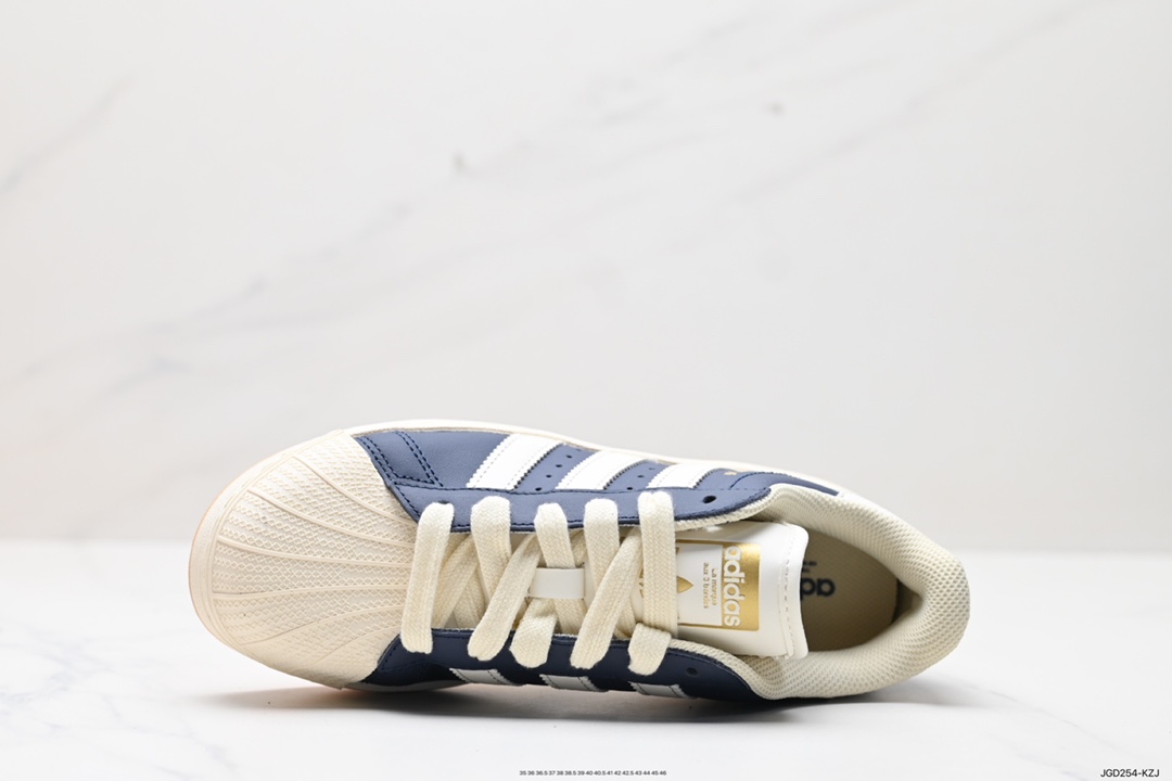 180 Adidas Originals Superstar XLG 贝壳头厚底休闲板鞋  ID5699