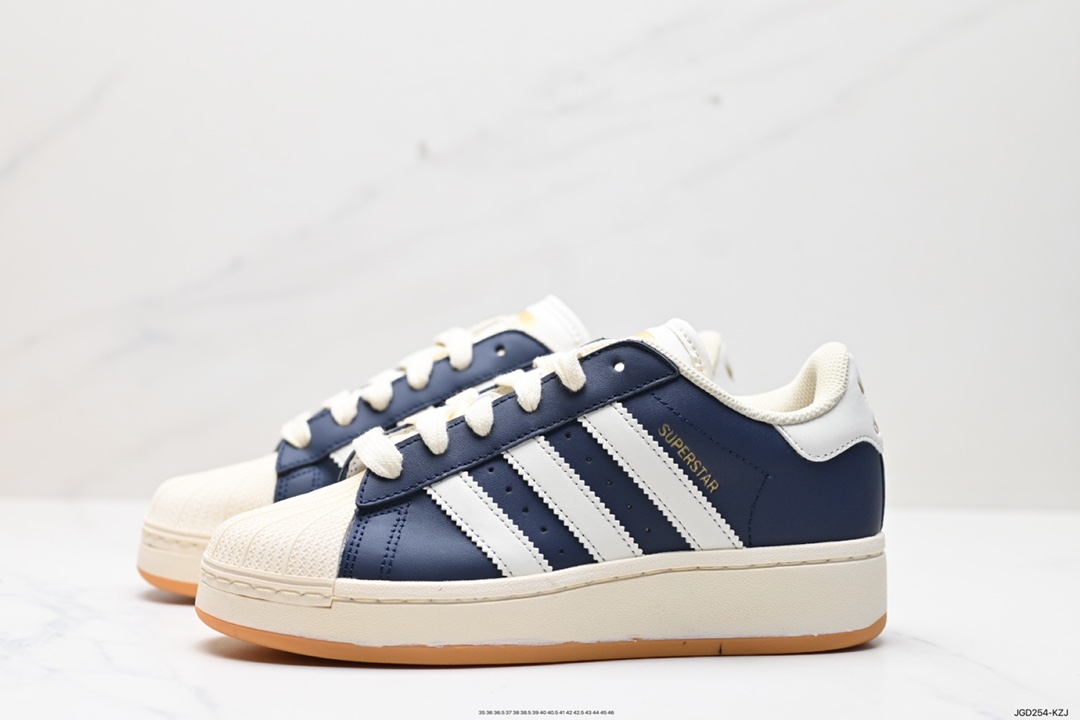 180 Adidas Originals Superstar XLG 贝壳头厚底休闲板鞋  ID5699