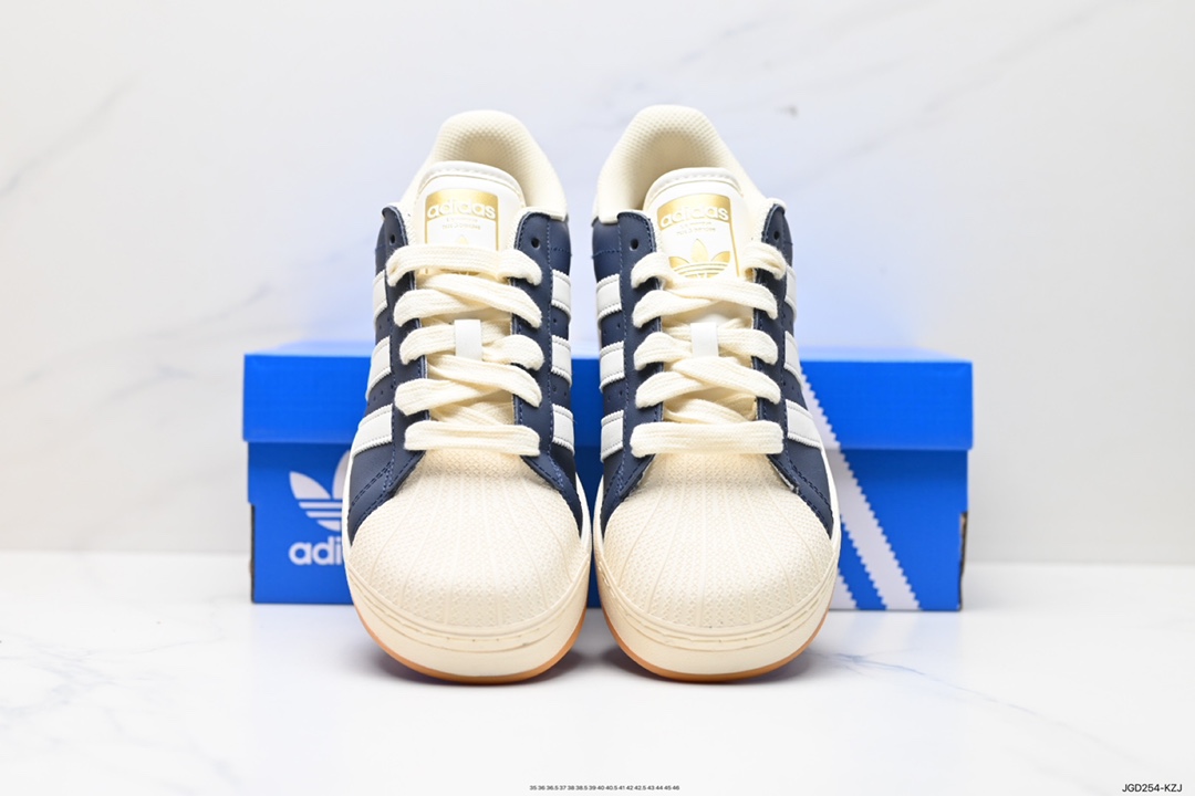 180 Adidas Originals Superstar XLG 贝壳头厚底休闲板鞋  ID5699