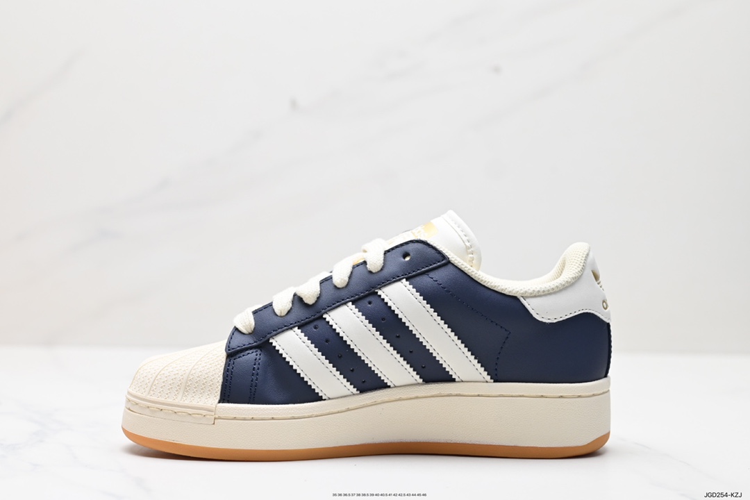 180 Adidas Originals Superstar XLG 贝壳头厚底休闲板鞋  ID5699