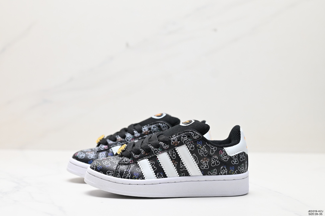 150 童鞋阿迪达斯ADIDAS BAD BUBBY CAMPUS 学院系列板鞋 ID9861