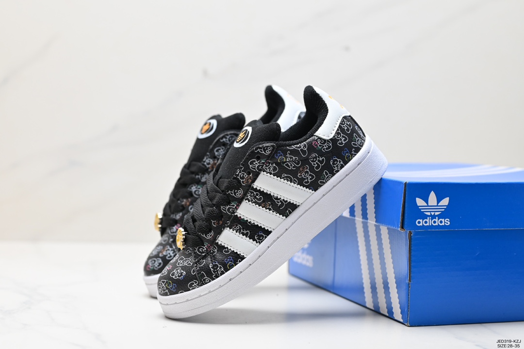 150 童鞋阿迪达斯ADIDAS BAD BUBBY CAMPUS 学院系列板鞋 ID9861