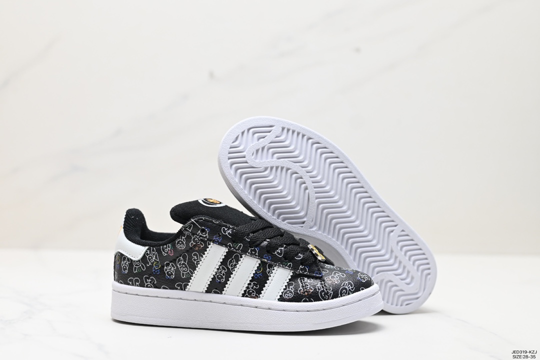 150 童鞋阿迪达斯ADIDAS BAD BUBBY CAMPUS 学院系列板鞋 ID9861